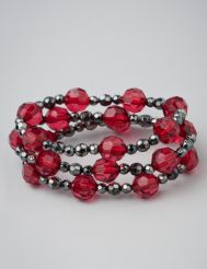 Beaded Triple Row Bracelet