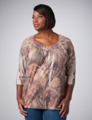 Sequin Trim Sublimation Top