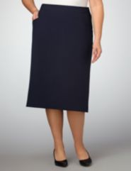 Stretch Seamed Skirt