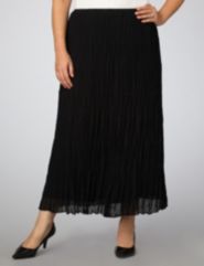 Crinkle Chiffon Tiered Skirt