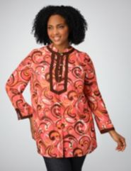 Swirl Print Tunic