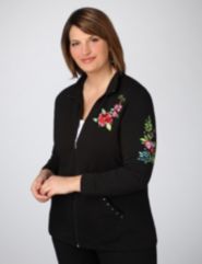 Floral Embroidered Jacket