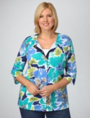 Watercolor Floral Cardigan