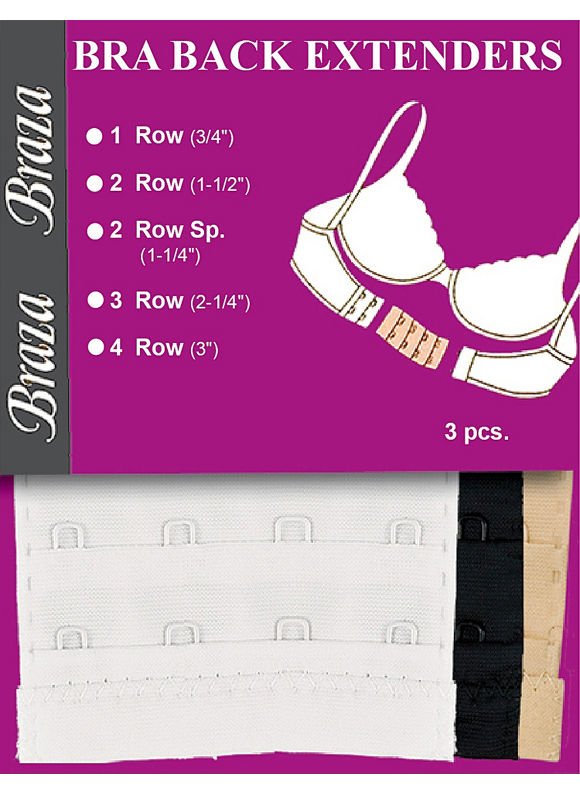 Pasazz.net Favorite - Plus Size 4-hook bra extenders - Women's Size One Size,