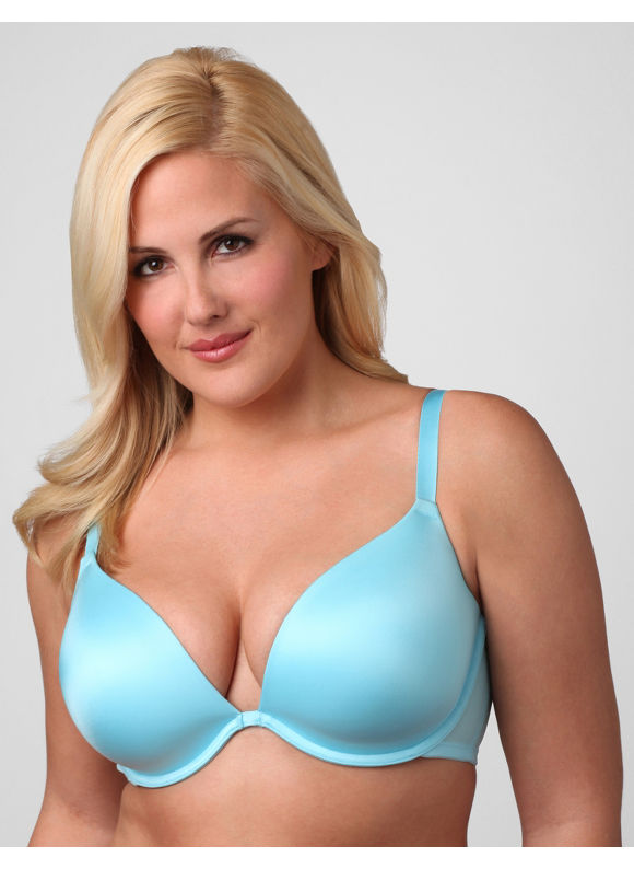 Catherines Women's Plus Size/Light Aqua Serenada Underwire Plunge Bra