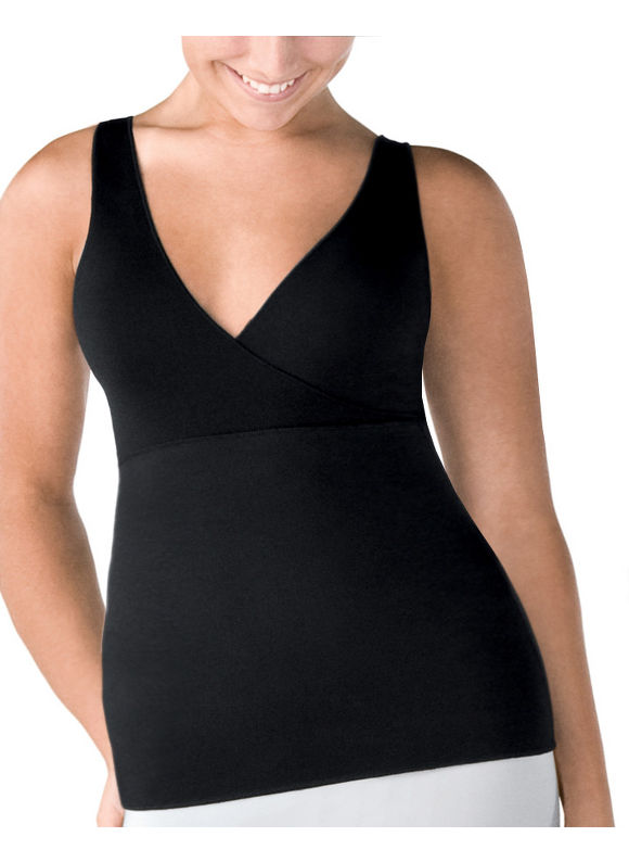 Catherines Womens Plus SizeBlack SPANX Hide  Sleek Criss Cross Cami  Size 1X