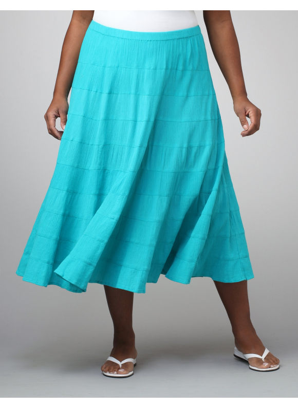 Catherines Women's Plus Size/Mariner Navy,Driftwood,Jasper Teal,Ruby Red,White,