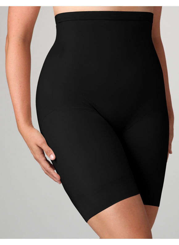Pasazz.net Favorite - Women's Plus Size/Black Serenada Hi-Waist Long Leg Shaper -