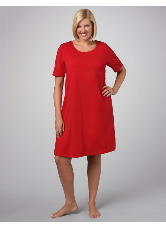 Catherines Women's Plus Size/Jester Red Dream Love Sleepshirt - Size 0X