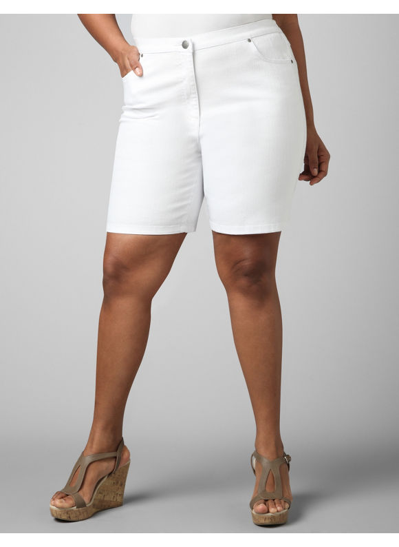 Pasazz.net Favorite - Catherines Women's Plus Size/White Secret Slimmer Classic Denim