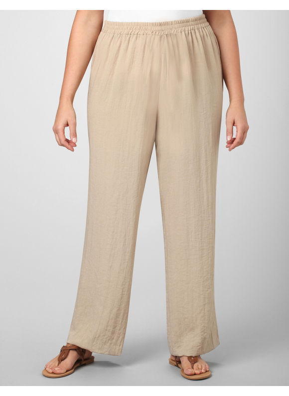 Pasazz.net Favorite - Catherines Women's Plus Size/Pebble Versatile Pull-On Pant - Size 1X,