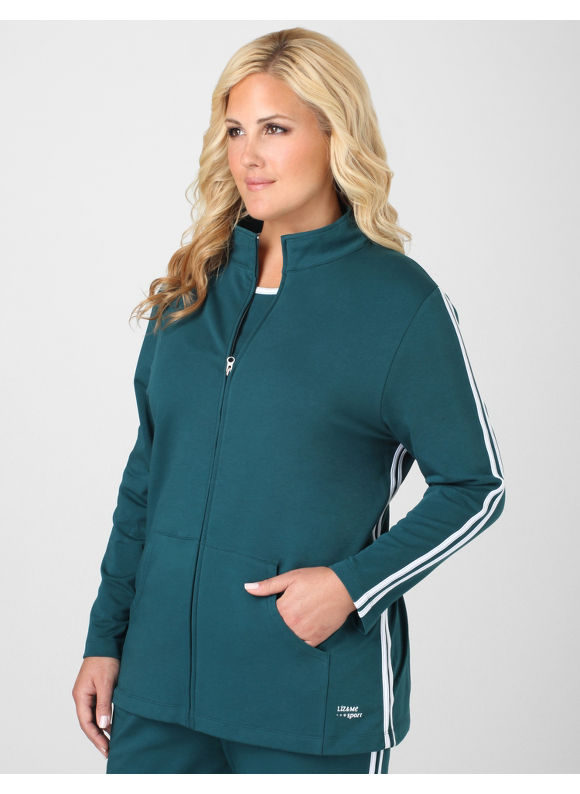 Catherines Women's Plus Size/Deep Teal Momentum Jacket