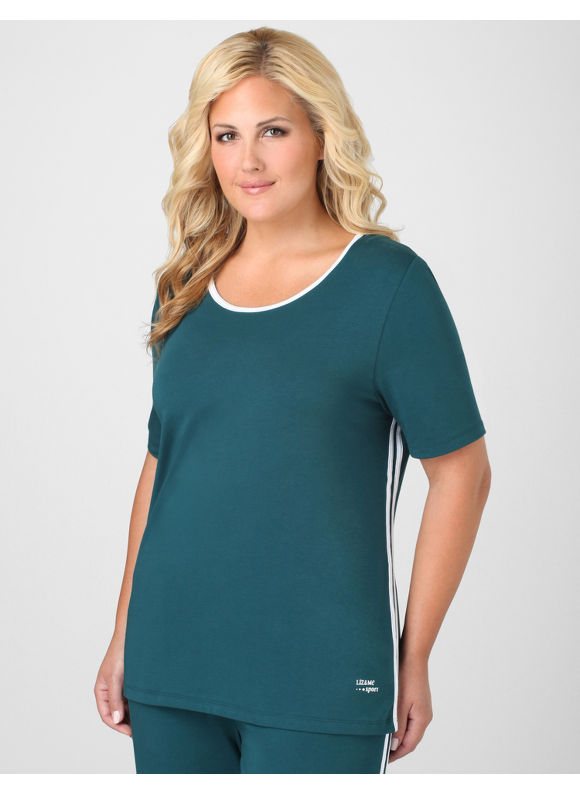 Women's Plus Size/Deep Teal Momentum Active Tee