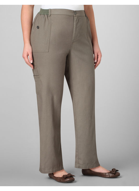Pasazz.net Favorite - Catherines Women's Plus Size/Moss Relaxed Fit Pant - Size 20W