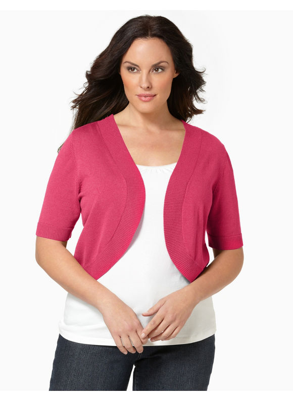 Catherines Women's Plus Size/Dynamo Infinite Options Shrug