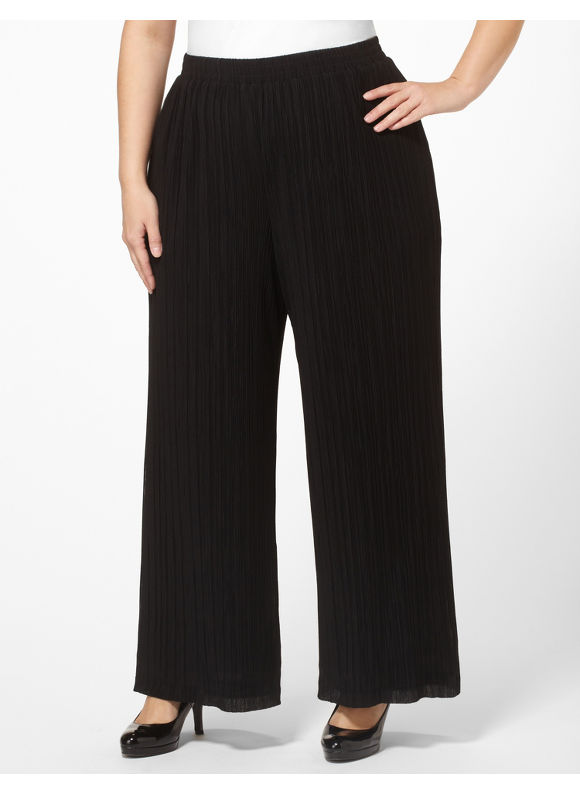Pasazz.net Favorite - Catherines Women's Plus Size/Black Perennial Pant - Size 1X