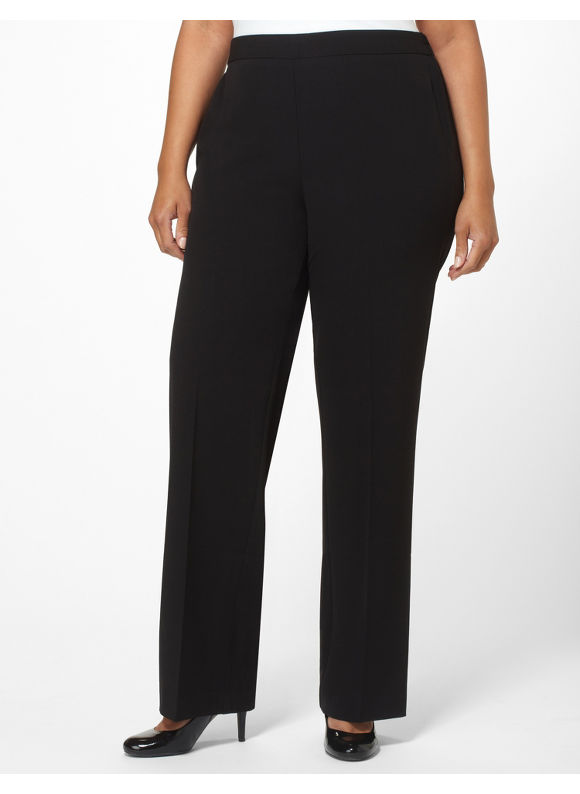 Pasazz.net Favorite - Catherines Plus Size Refined Fit Pant - Women's Size 16W, Black -