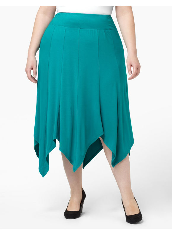 Catherines Women's Plus Size/Fanfare Soft Stretch Skirt