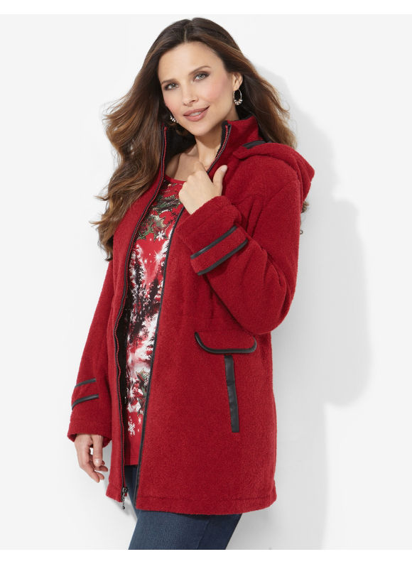  Plus Size Alamosa Coat - Women's Size 1X, Jester Red