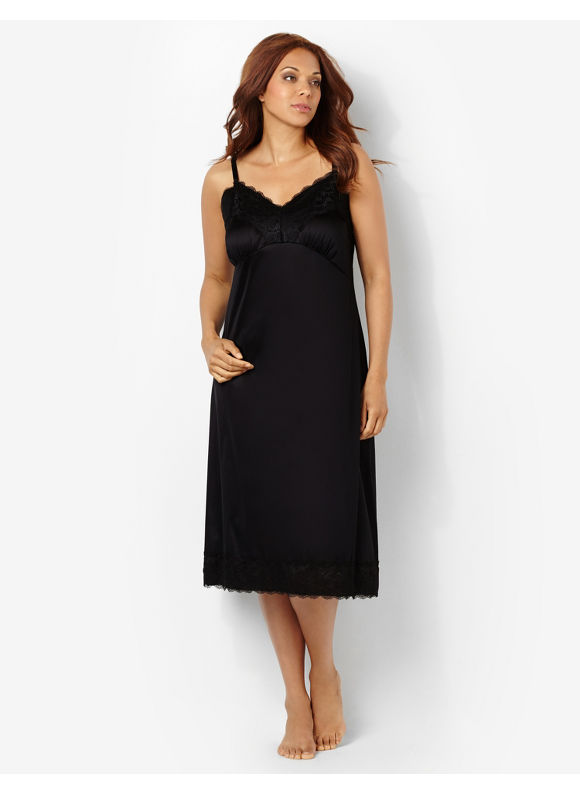 plus size long slip