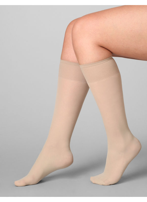 Pasazz.net Favorite - Catherines Women's Plus Size/Khaki Cotton Sole Trouser Socks - Size