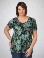 Abstract Floral Tee