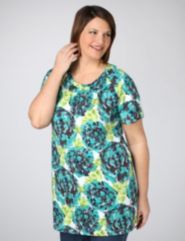 Twisted Print Tee