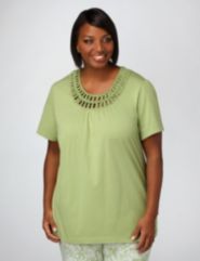 Openwork Cotton Tee