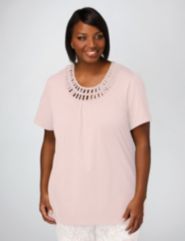 Openwork Cotton Tee