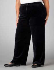 Velour Drawstring Pants