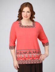 Russell Kemp Border Print Tunic