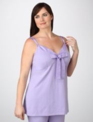 Satin Trim Sleep Tank