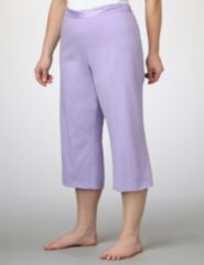 Satin Trim Sleep Capris