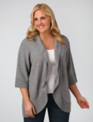 Textured Cardigan Sweater