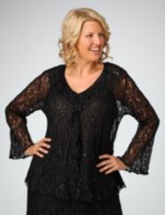Ruffle Lace Blouse
