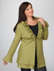 Ruffle Lightweight Jacket