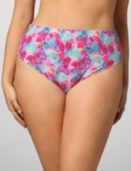 Cotton Print Hi-Cut Panties