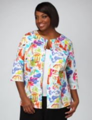 Parisian Print Jacket