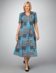 Patchwork Challis Dress