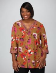 Embellished Floral Tunic