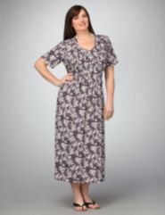 Floral Challis Dress
