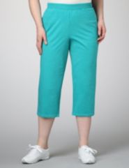 Heathered Knit Capris