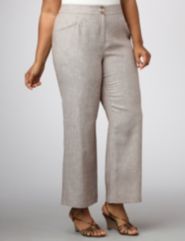 Crosshatch Linen Pants
