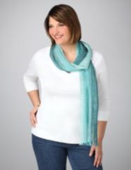 Metallic Tricolor Scarf