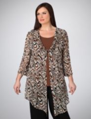 Russell Kemp Georgette Duster Set