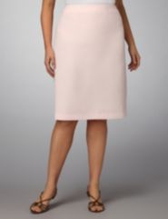 Crepe Column Skirt