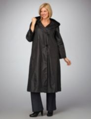 Embossed Look Raincoat