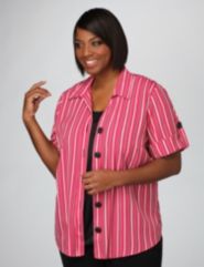 Layered Look Stripe Shirt