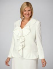 Ruffle Peplum Jacket