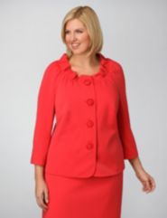 Gathered Neck Jacket